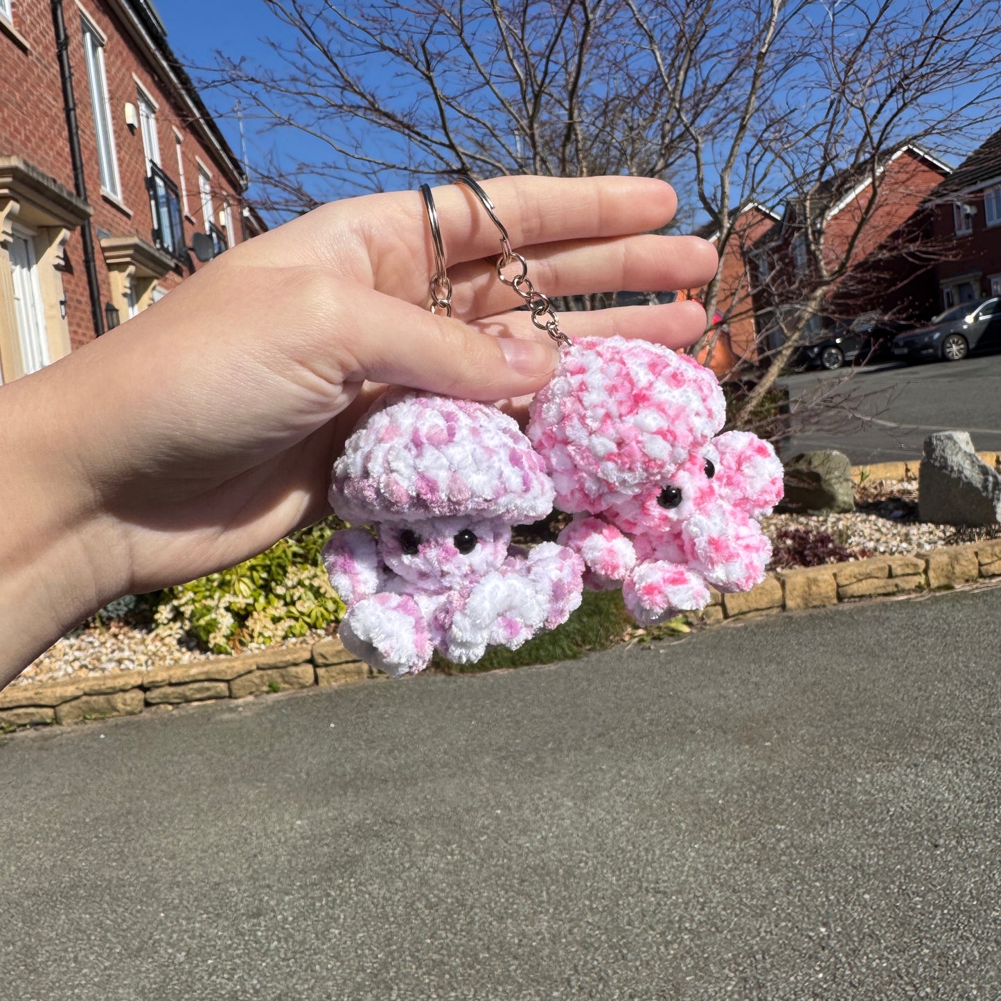 Crochet Jelly-Pop Key Ring