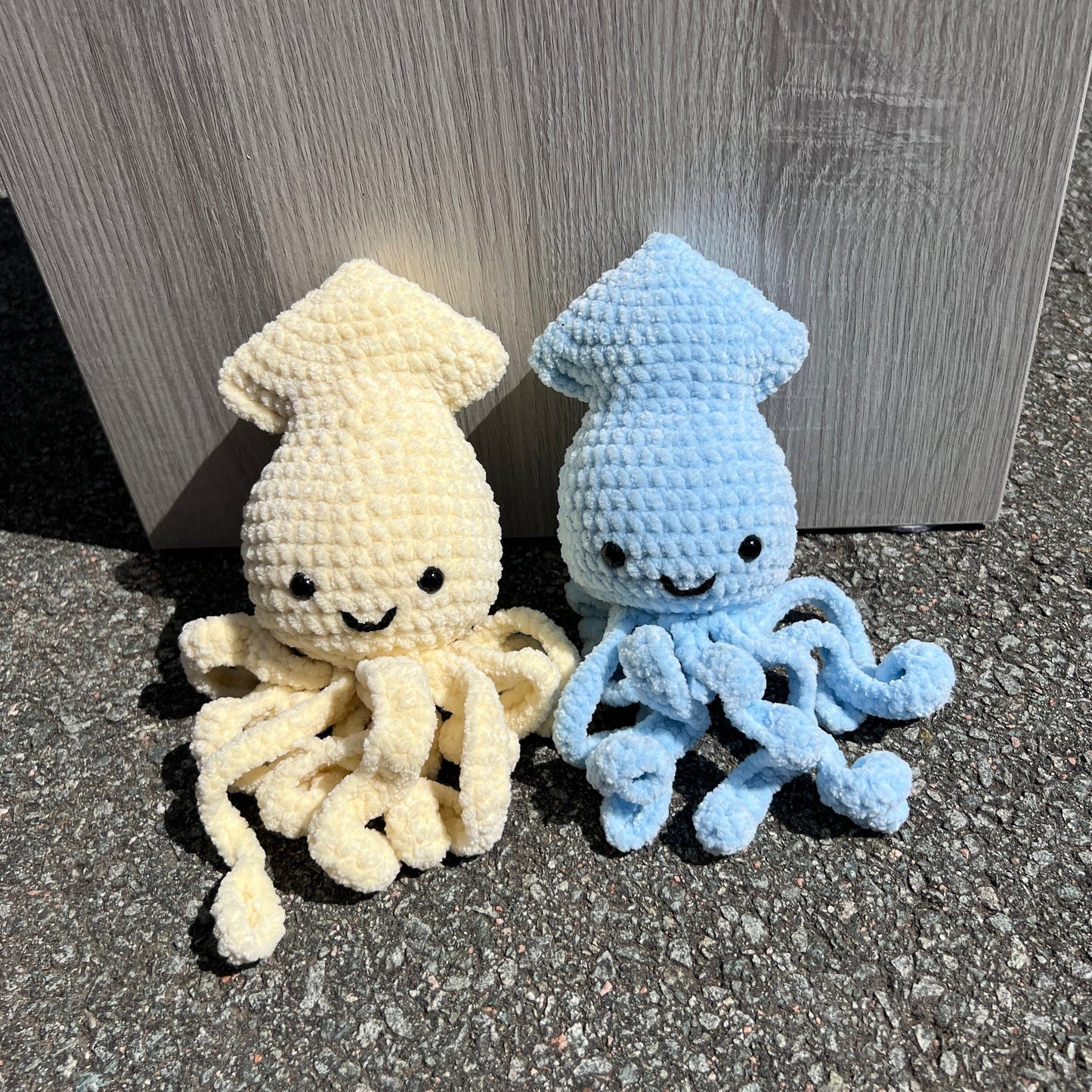 Crochet Squid | Sea animal plush | Amigurumi | Handmade plushie | Soft stuffed toy | Unique gift | Nursery decor | Cute sea animal