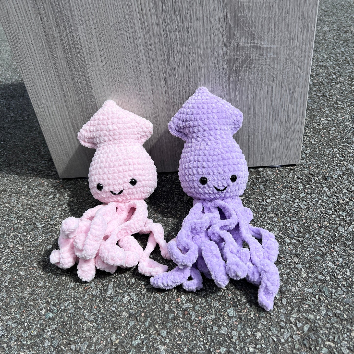 Crochet Squid | Sea animal plush | Amigurumi | Handmade plushie | Soft stuffed toy | Unique gift | Nursery decor | Cute sea animal