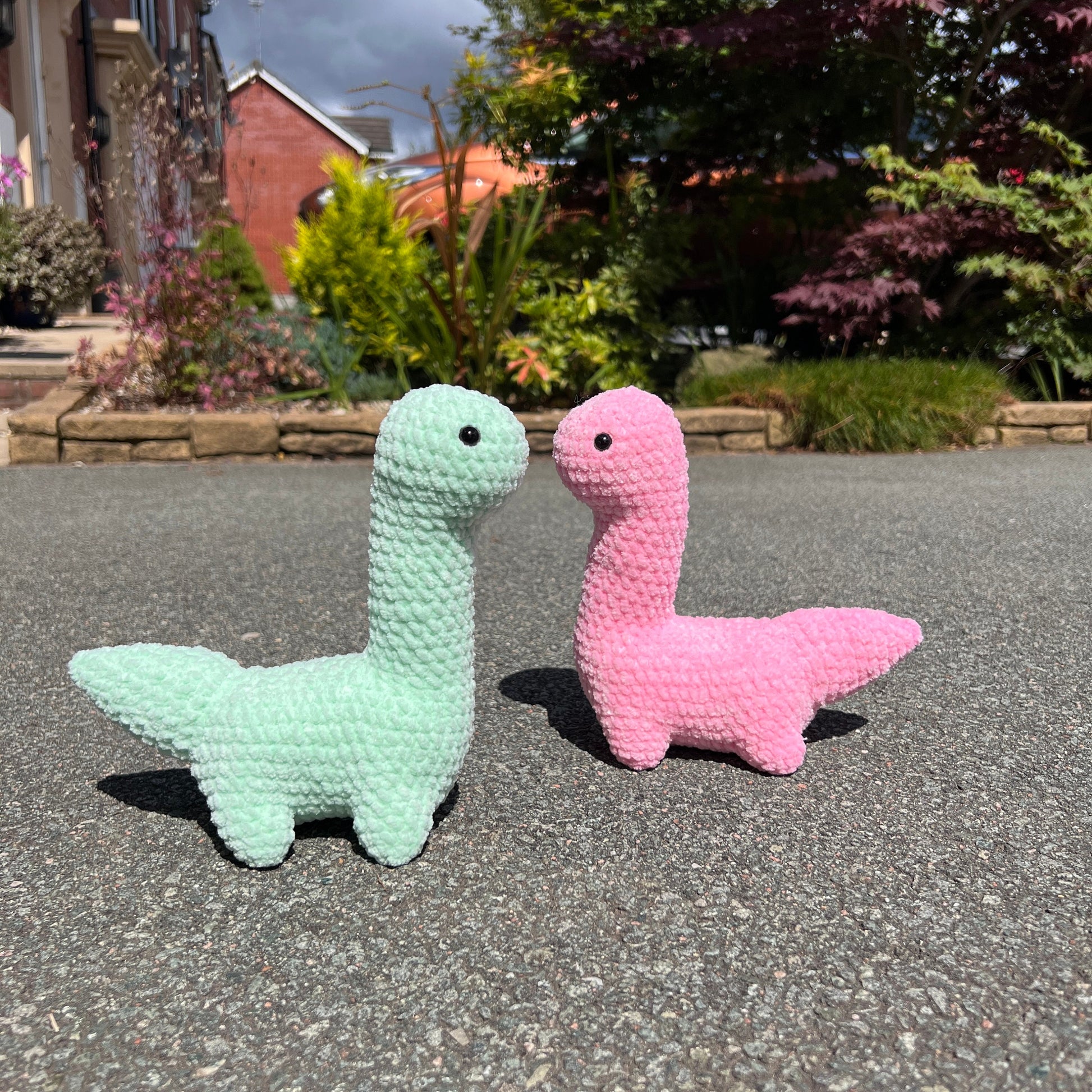 Crochet Brontosaurus | Dinosaur plushie | Jurassic plush | Handmade dino toy | Unique gift | Cute decor | Soft stuffed toy | Nursery decor.