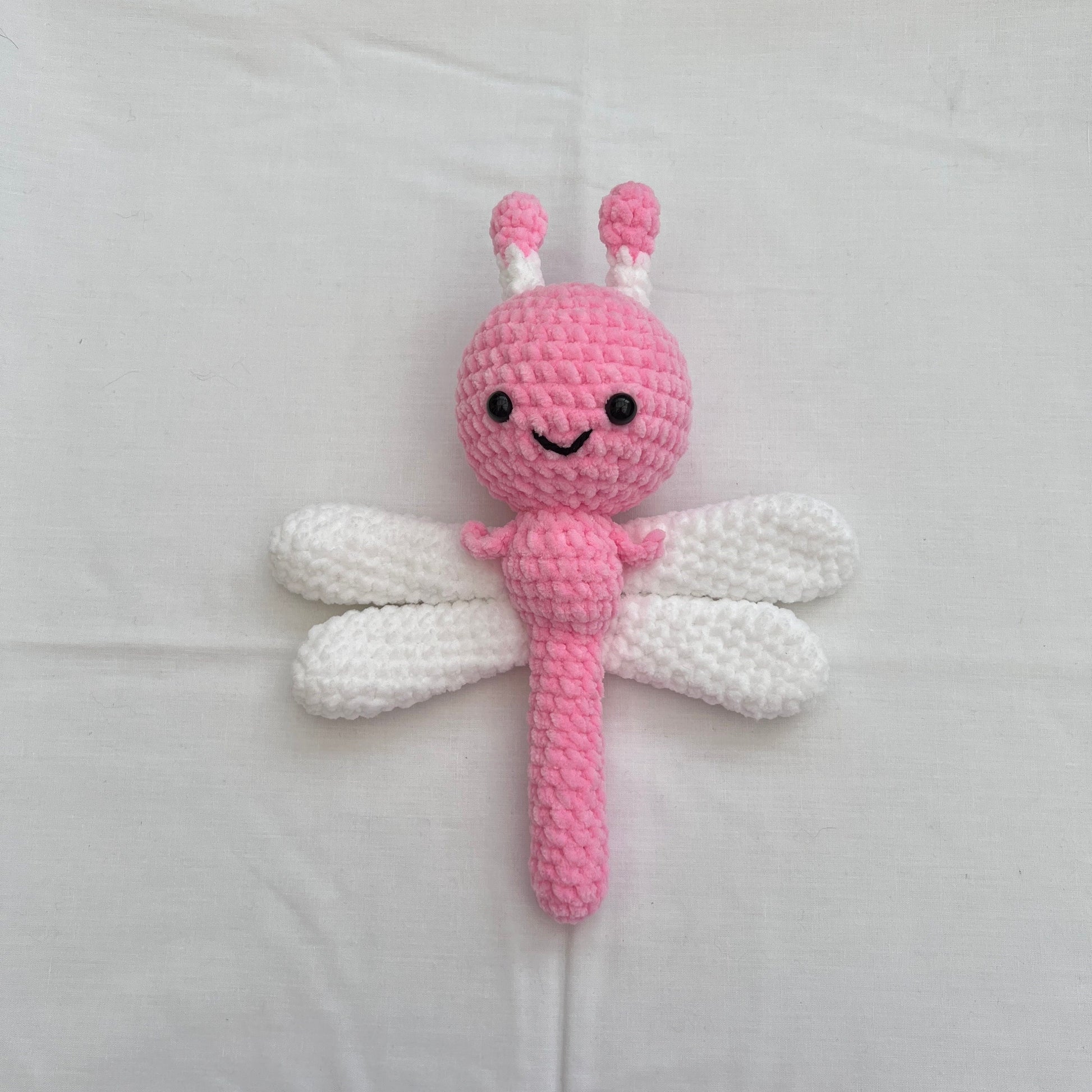 Crochet dragonfly | Animal plushie | Amigurumi Insect | Handmade toy | Cute plush | Unique gift | Soft stuffed toy | Nursery decor.