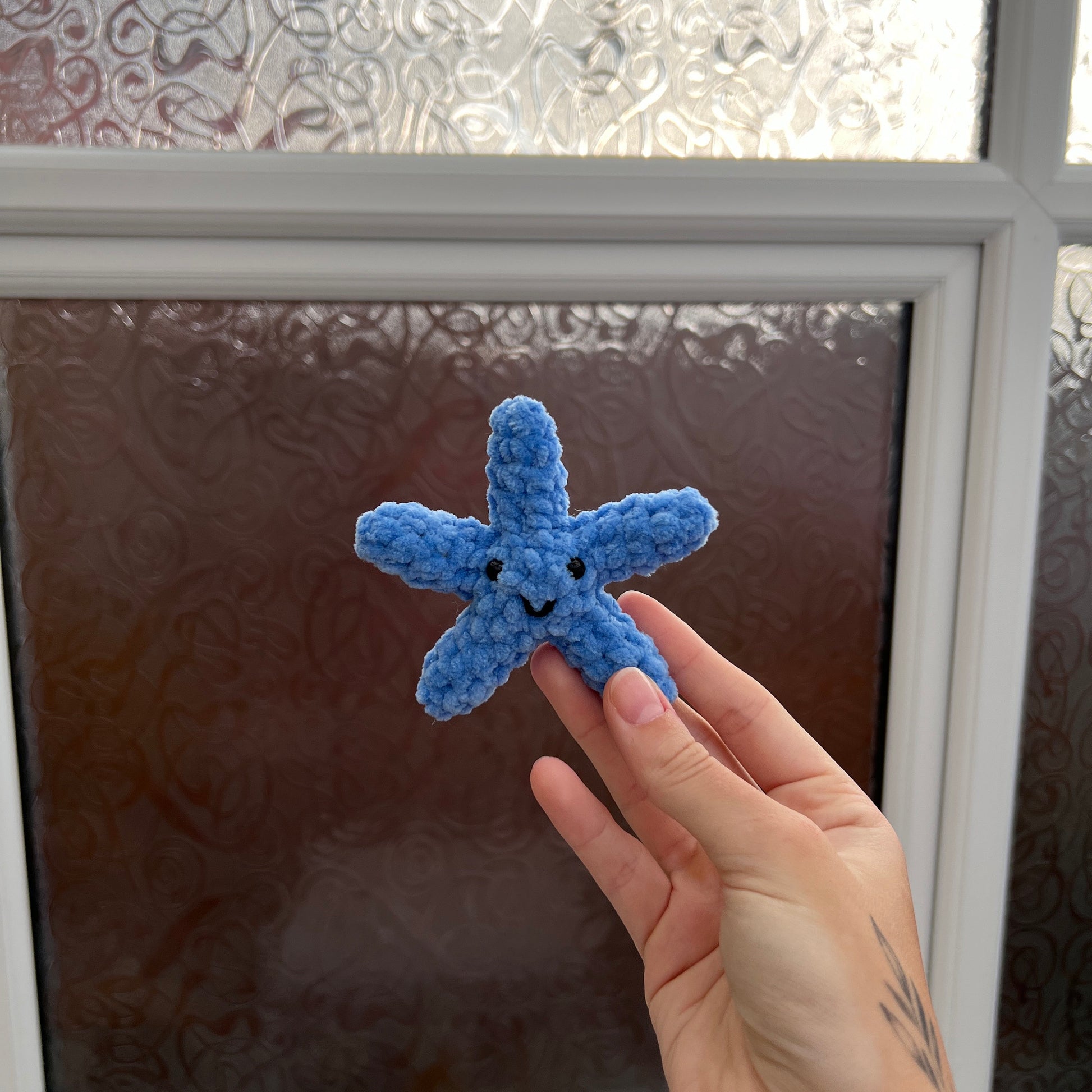 Crochet mini starfish | Animal plush | Amigurumi sea animal | Aquatic Crochet | Handmade plushie | Soft stuffed toy | Nursery decor