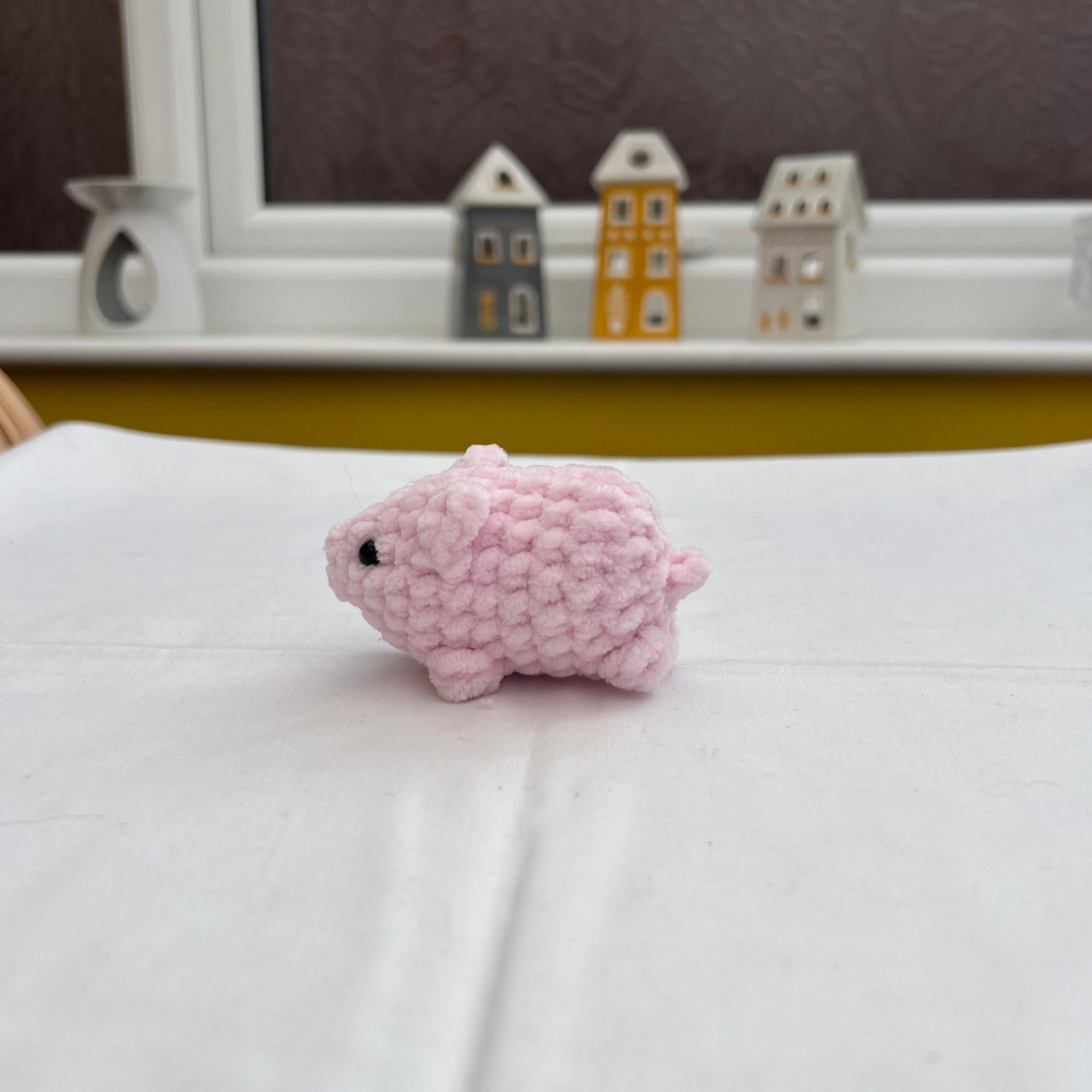 Crochet mini pig | Amigurumi plushie | Handmade toy | Cute farm animal plush | Unique gift | Soft stuffed toy | Nursery decor