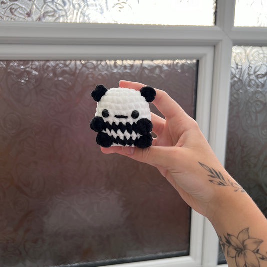 Crochet mini panda | Animal plush | Amigurumi | Handmade plushie | Unique gift | Nursery decor | Soft stuffed toy | Crochet bear